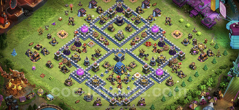 Strongest TH12 Farming Base – Resource Protection Guide Season 2026