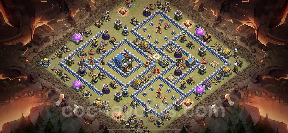 Tested TH12 War Base – Anti 3-Star Plan & Copy Link Season 2026