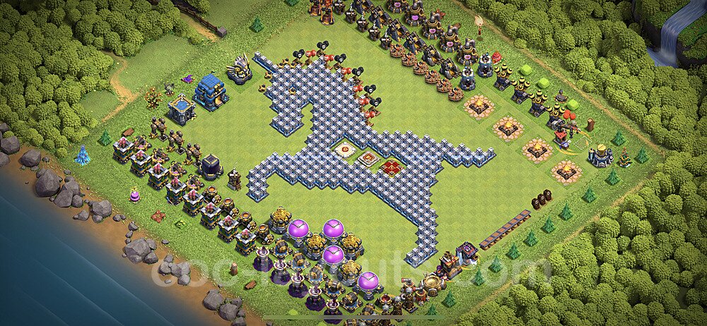 Tested TH12 War Base – Solid Defense Plan & Copy Link 2026