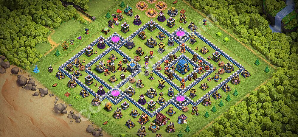 TH12 Anti 2-Star Base – Award-Winning Farming Layout 2025