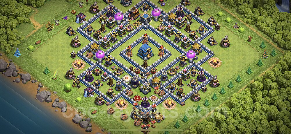 TH12 Anti 2-Star Base Design β Top Hybrid Layout Season 2026