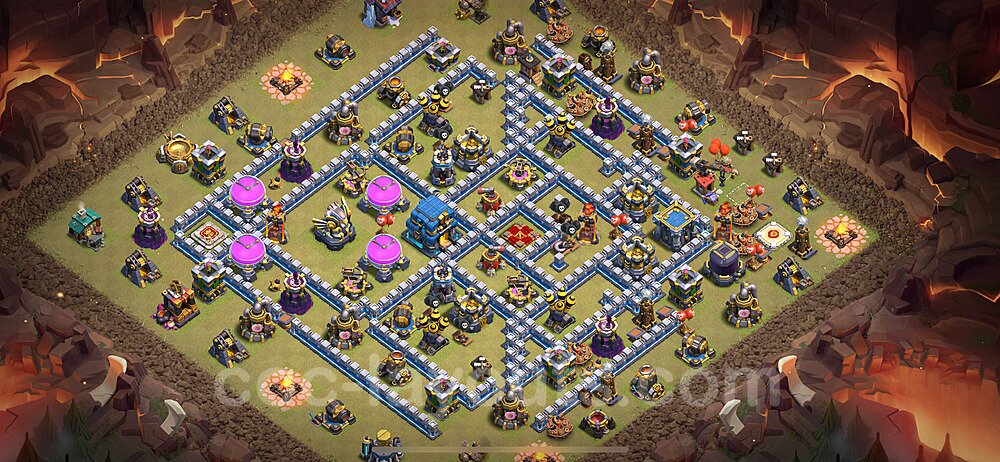 TH12 Anti 2-Star Base Design – Top Hybrid Layout Updated 2026