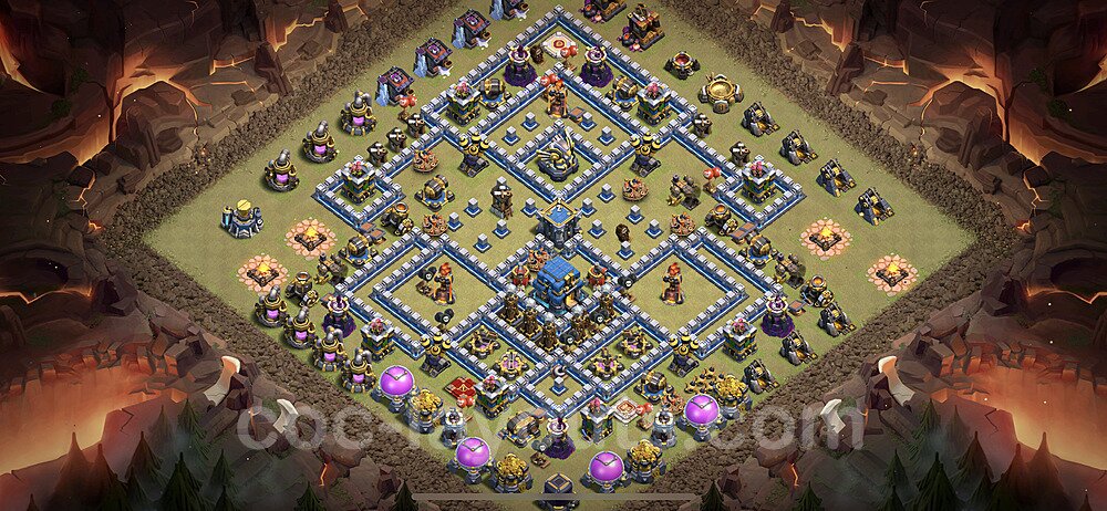 TH12 Anti Air Base – Award-Winning War Layout Season 2026