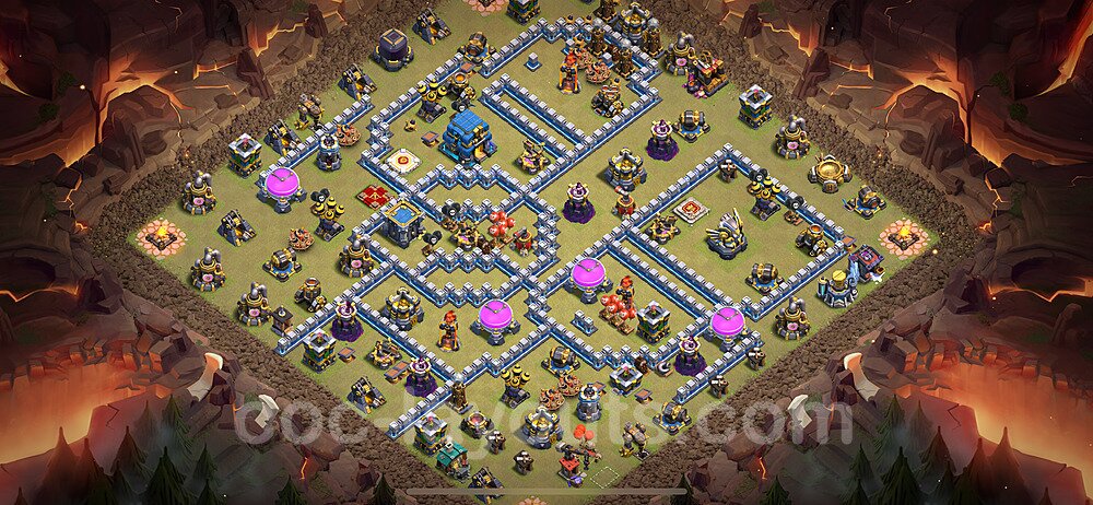 TH12 Base with Copy Link – Anti Air War Layout Season 2026