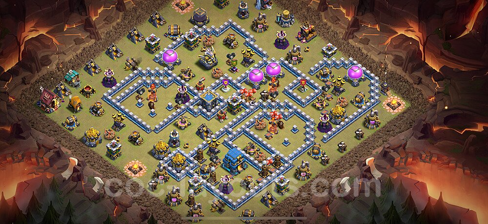TH12 Base with Copy Link β Solid Defense War Layout 2025