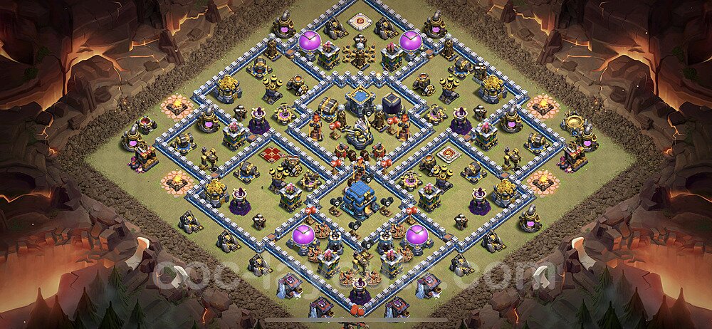 TH12 Defensive Hybrid Layout – Anti Everything with Link Season 2026
