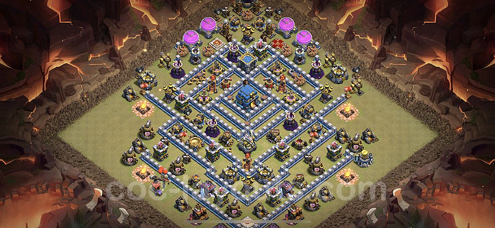 TH12 Defensive War Layout – Anti 2-Star with Link Updated 2026