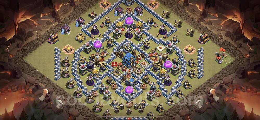 TH12 Defensive War Layout – Solid Defense with Link CoC 2026