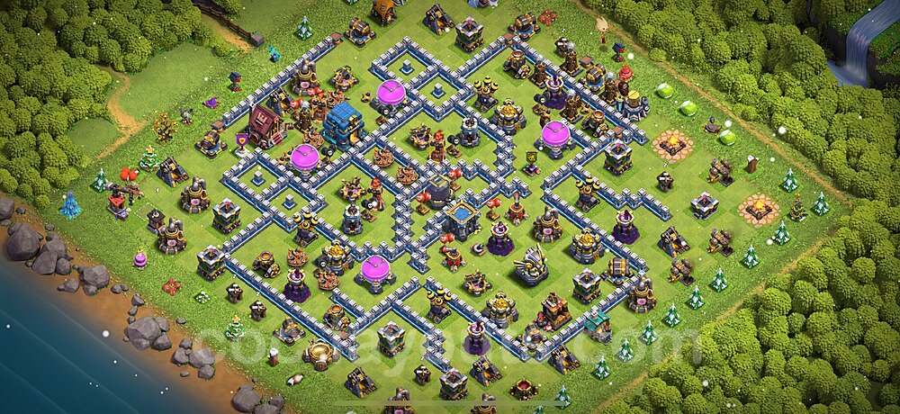 TH12 Resource Protection Base β Competitive Hybrid Layout Updated 2026