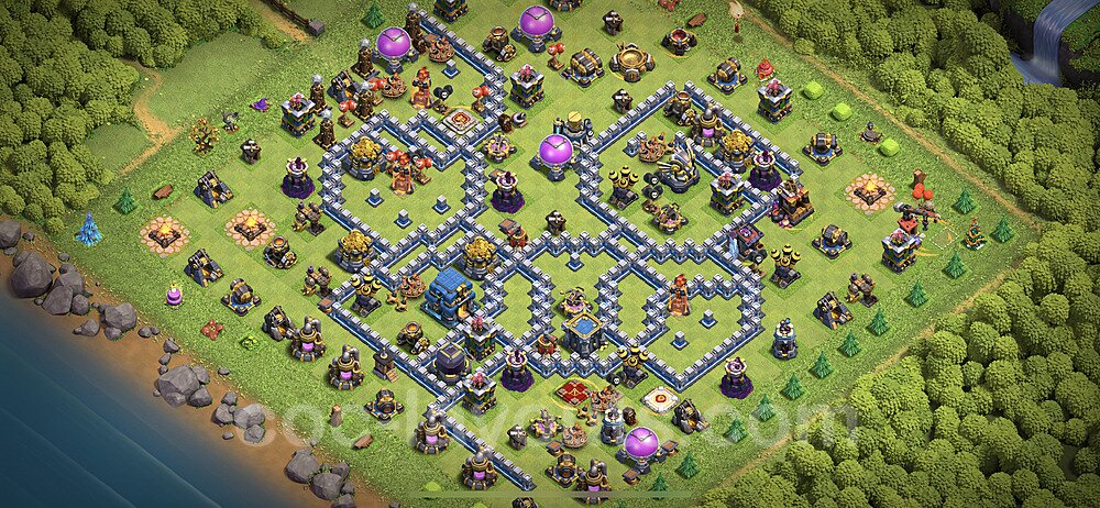 TH12 Trophy Pushing Base Design – Top Trophy Layout Season 2026