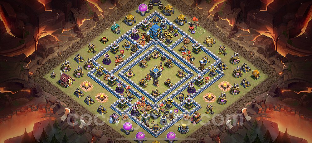 TH12 War Base with Copy Link – Solid Defense Strategy Season 2026