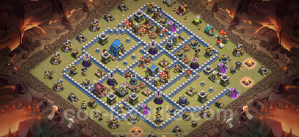 TH12 War Layout β Anti 3-Star Strategy & Base Link 2026
