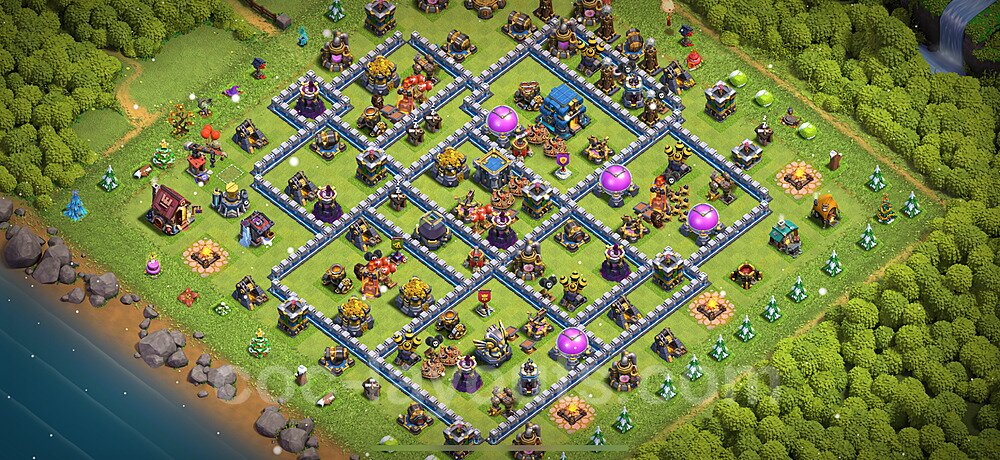 Top Rated TH12 Base – Hybrid Defense Hybrid Design 2026