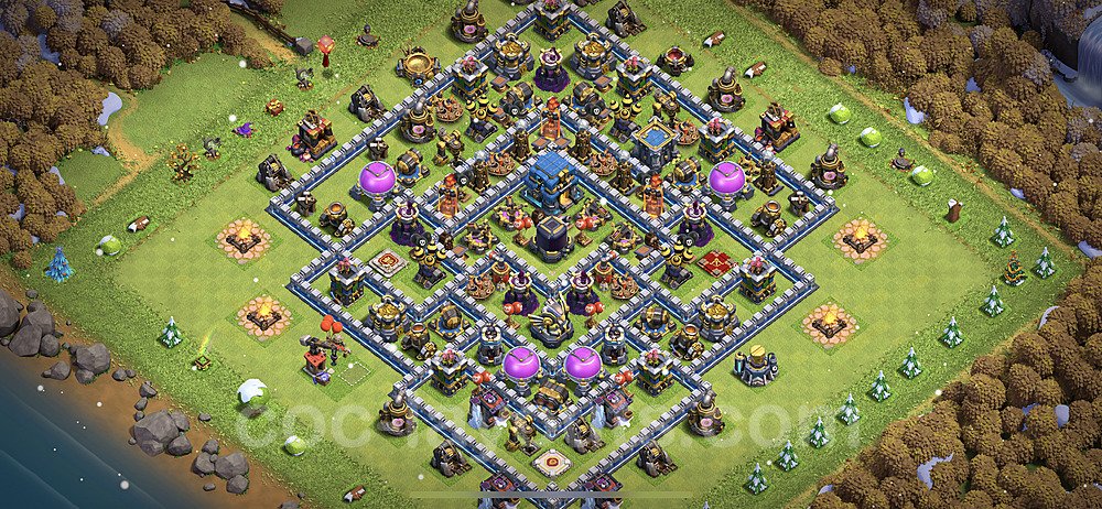 Ultimate TH12 Hybrid Base – Hybrid Defense with Copy Link CoC 2026