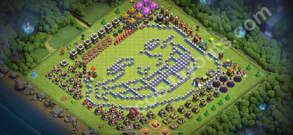 War Base Layout TH12 – Solid Defense Defensive Strategy Season 2026