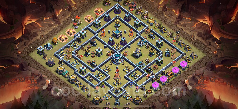 Anti Air Layout for TH13 – Proven War Base Season 2026
