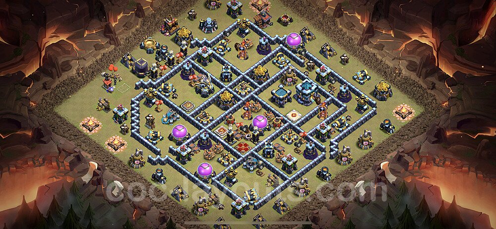 Anti Everything Layout for TH13 – Proven War Base 2026