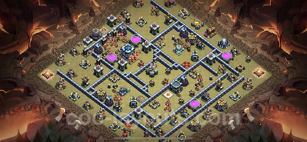 Anti Everything Layout for TH13 – Proven War Base Updated 2026