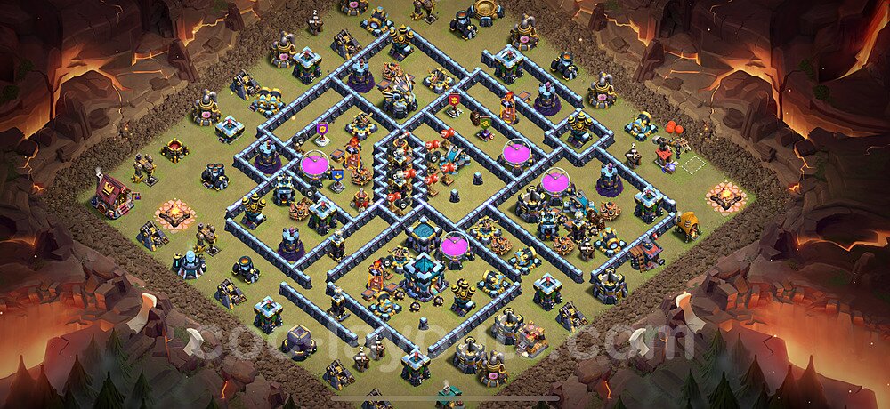 Anti Everything TH13 Base Layout | Best War Design 2025