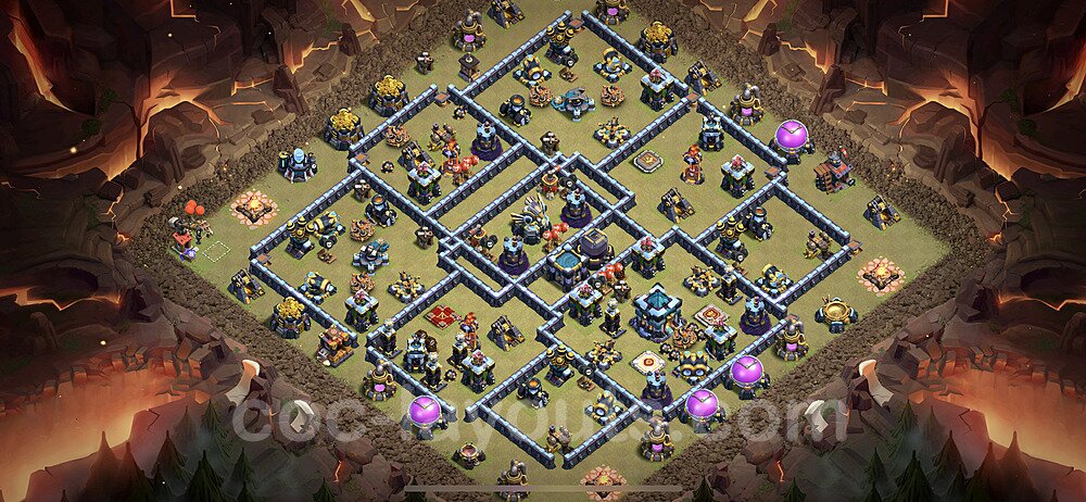 Anti Everything TH13 Base Layout | Best War Design 2025