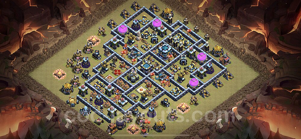 Anti Everything TH13 Base Layout | Best War Design 2026