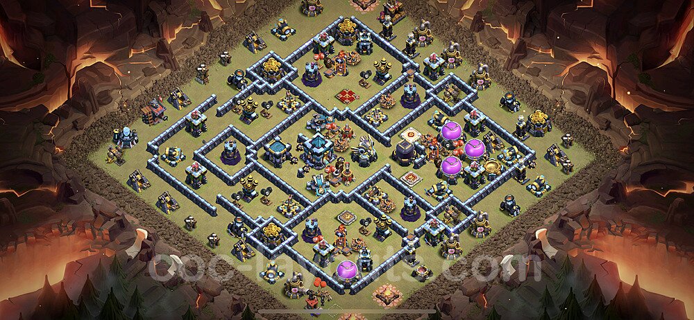 Clash of Clans TH13 Hybrid Base – Hybrid Defense Design Updated 2026