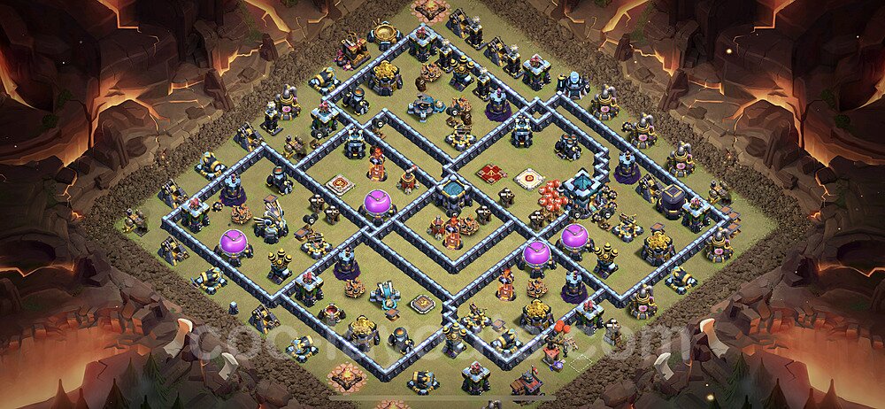 Clash of Clans TH13 War Base – Solid Defense Design Updated 2026