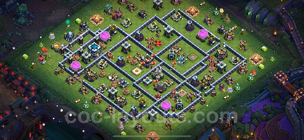 High Win-Rate TH13 Farming Base – Anti Everything Layout Season 2026