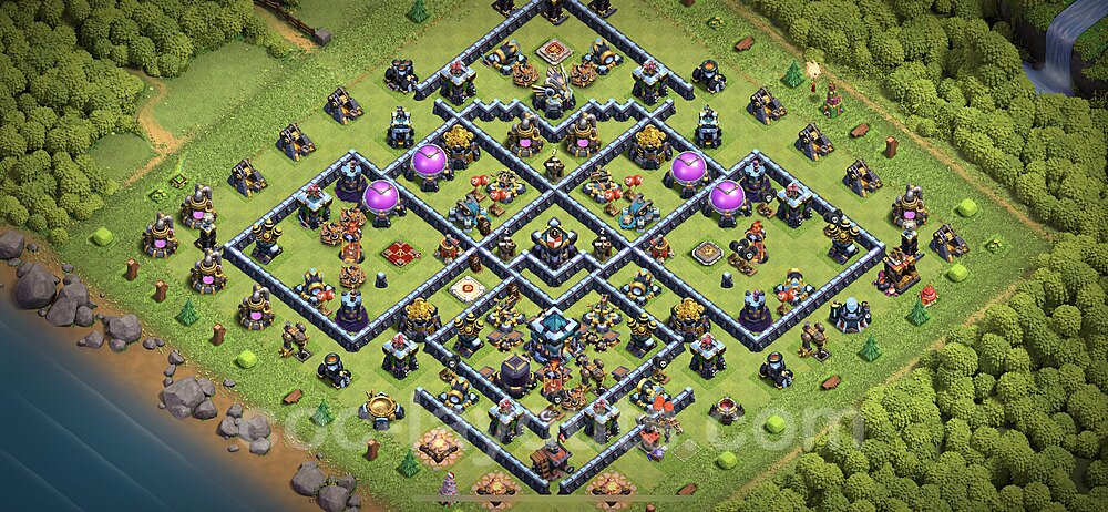 High Win-Rate TH13 Hybrid Base – Resource Protection Layout 2025