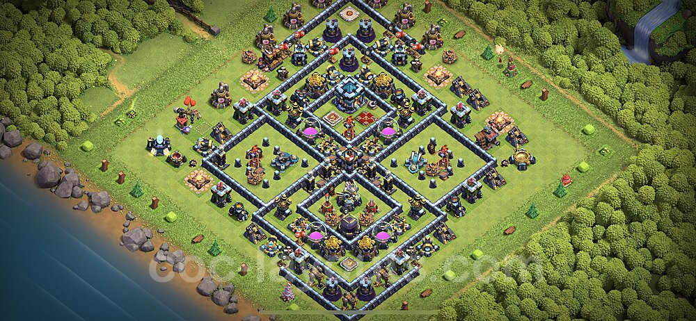 Meta TH13 Hybrid Base – Legend League Updated Updated 2026