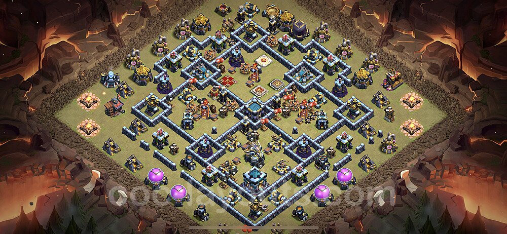 Meta TH13 War Base – Anti Air Updated 2025