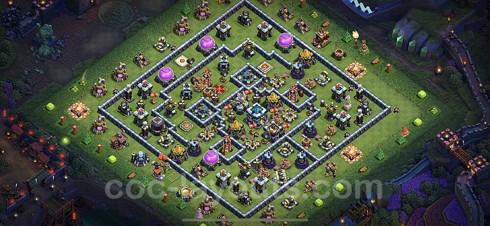 New TH13 Hybrid Base – Legend League Design & Copy Link Updated 2026