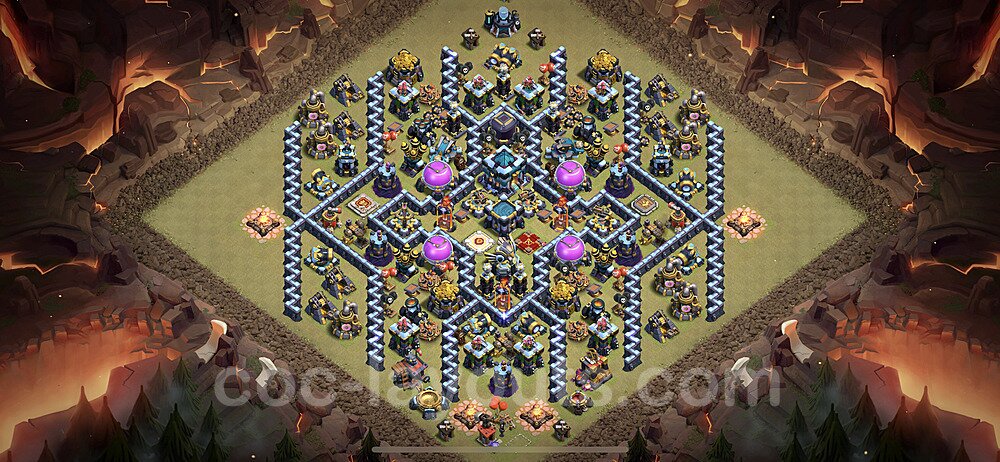 Optimized TH13 Base – Anti 2-Star Hybrid Plan Season 2026