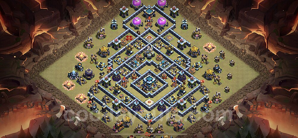 Pro TH13 War Design – Anti 3-Star Base Link 2026
