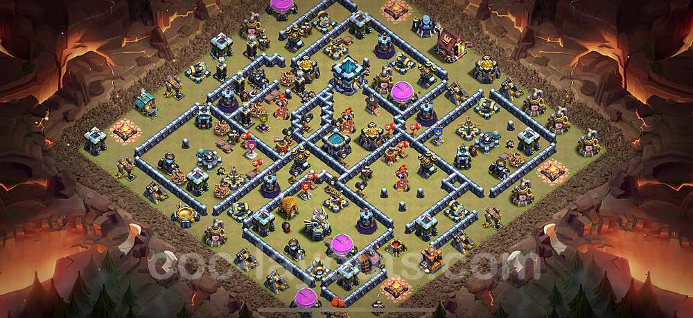 Pro TH13 War Design – Anti Everything Base Link CoC 2026