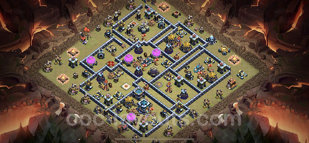 Ranked TH13 Hybrid Base – Anti Everything with Link 2025