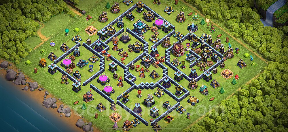 Resource Protection Layout for TH13 – Proven Farming Base 2026