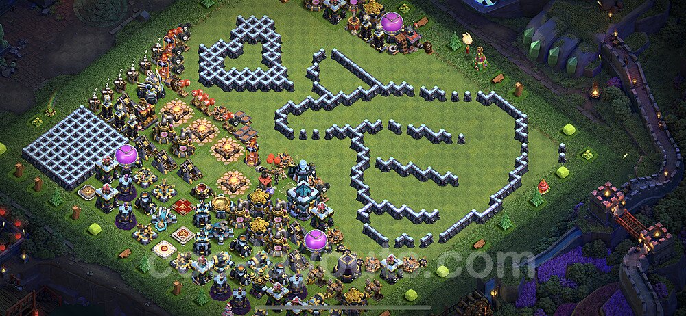 Solid Defense Layout for TH13 – Proven War Base Season 2026