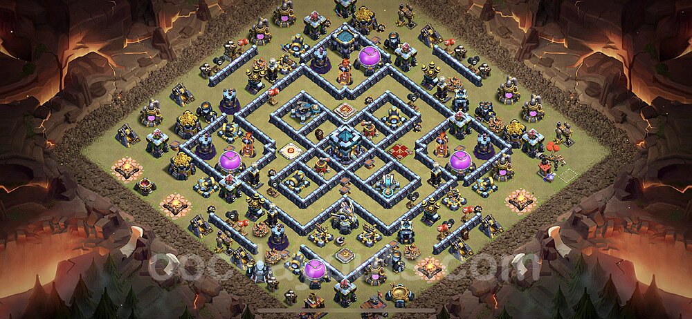 Strongest TH13 War Base β Anti 2-Star Guide 2026
