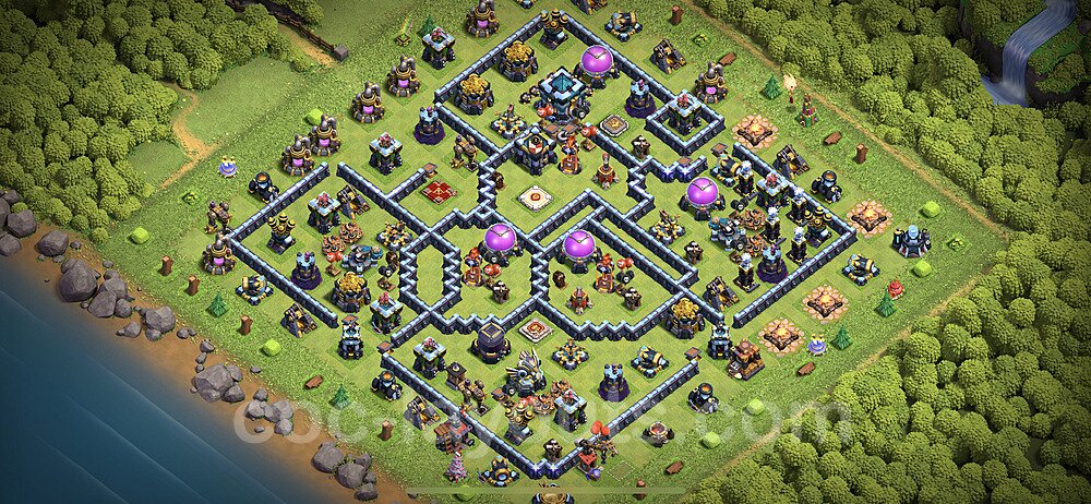 Strongest TH13 War Base – Anti 3-Star Guide CoC 2026