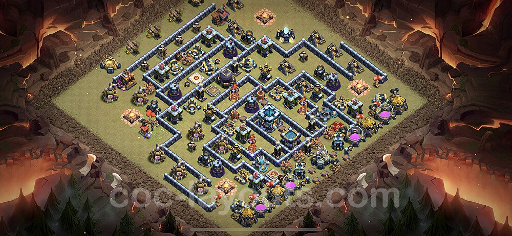 Strongest TH13 War Base β Anti Everything Guide 2026