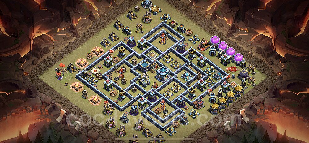 TH13 Anti 3-Star Base Design – Top War Layout Season 2026