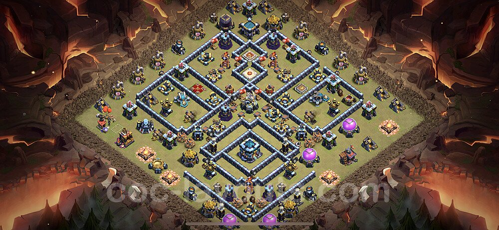 TH13 Anti Everything Base – Award-Winning War Layout Updated 2026