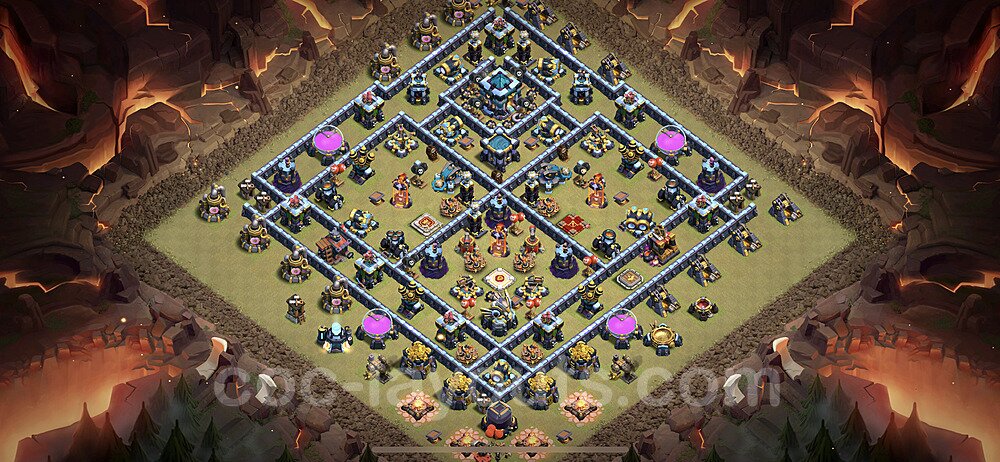 TH13 Anti Everything Base – Competitive War Layout 2026