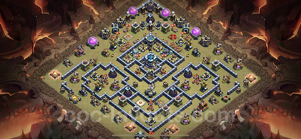 TH13 Anti Everything Base Design – Top War Layout Season 2026