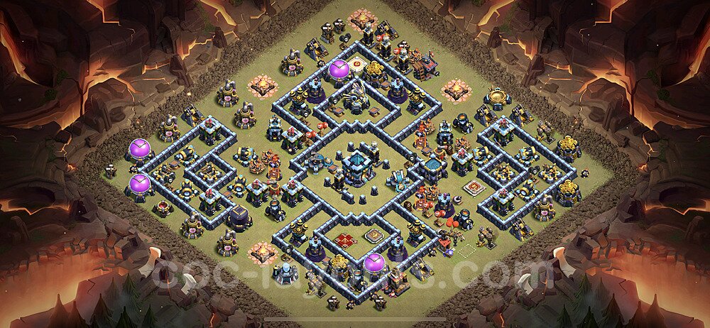TH13 Base with Copy Link β Legend League War Layout 2026