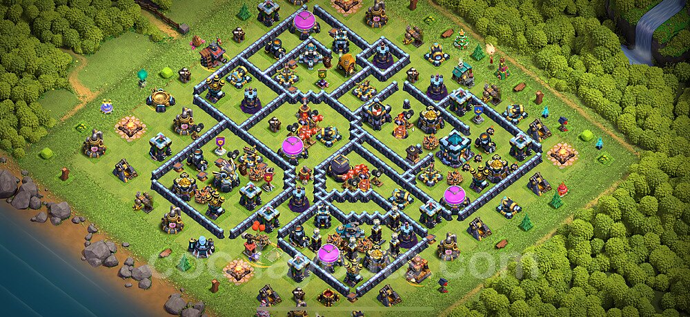 TH13 Hybrid Layout – Hybrid Defense Strategy & Base Link Season 2026