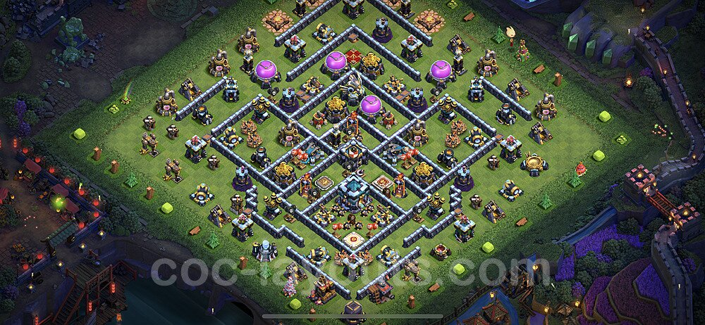 TH13 Resource Protection Base – Competitive Farming Layout CoC 2026