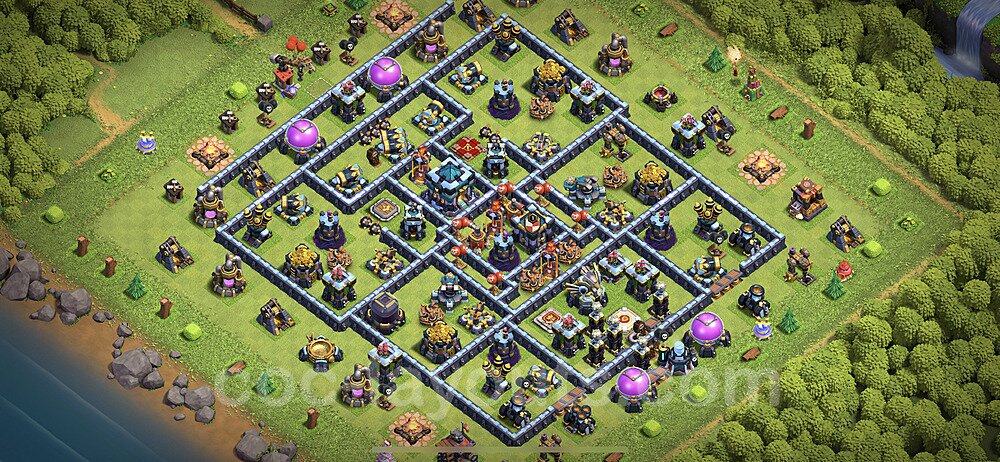 TH13 War Base with Copy Link – Anti Everything Strategy Season 2026