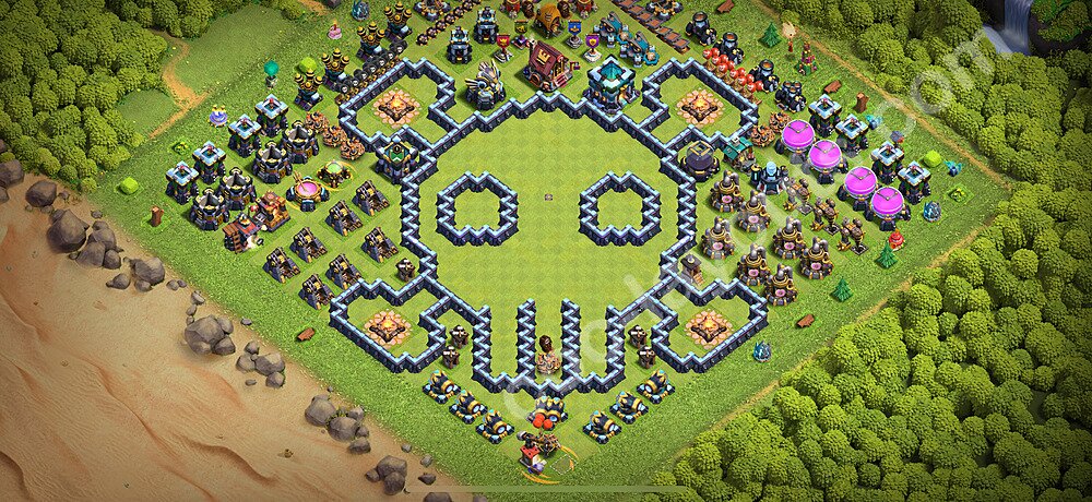 TH13 War Base with Copy Link – Solid Defense Strategy 2026